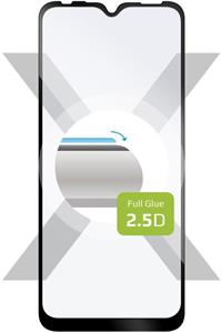 Fixed Full-Cover ochranné tvrdené sklo pre Infinix Smart 6, lepenie cez celý displej, čierne