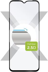 Fixed Full-Cover ochranné tvrdené sklo pre Infinix Smart 7 HD, lepenie cez celý displej, čierne