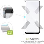 Fixed Full-Cover Ochranné tvrdené sklo pre Motorola G8, lepenie cez celý displej, čierne