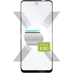 Fixed Full-Cover ochranné tvrdené sklo pre Motorola Moto E32s, lepenie cez celý displej, čierne
