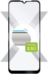 Fixed Full-Cover ochranné tvrdené sklo pre Motorola Moto G Play (2021), lepenie cez celý displej, čierne