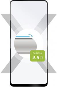 Fixed Full-Cover ochranné tvrdené sklo pre Motorola Moto G Power (2021), lepenie cez celý displej, čierne