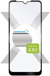 Fixed Full-Cover ochranné tvrdené sklo pre Motorola Moto G Pure, lepenie cez celý displej, čierne