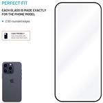 Fixed Full-Cover ochranné tvrdené sklo pre Motorola Moto G15 Power, čierne