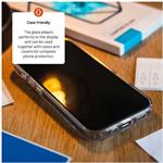 Fixed Full-Cover ochranné tvrdené sklo pre Motorola Moto G15/Power, čierne