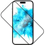 Fixed Full-Cover ochranné tvrdené sklo pre Motorola Moto G15/Power, čierne