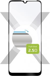 Fixed Full-Cover ochranné tvrdené sklo pre Motorola Moto G50, lepenie cez celý displej, čierne