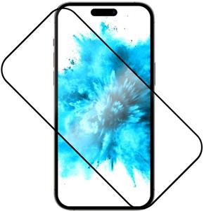 Fixed Full-Cover ochranné tvrdené sklo pre Motorola Moto G86 5G, čierne
