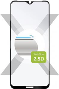 Fixed Full-Cover ochranné tvrdené sklo pre Nokia 2.4, lepenie cez celý displej, čierne