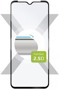 Fixed Full-Cover ochranné tvrdené sklo pre Nokia C21, lepenie cez celý displej, čierne