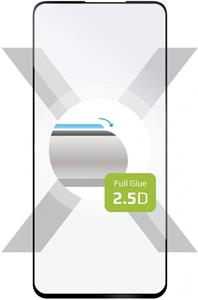 Fixed Full-Cover ochranné tvrdené sklo pre Oppo A53, lepenie cez celý displej, čierne