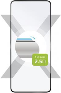 Fixed Full-Cover ochranné tvrdené sklo pre Realme 8 Pro 5G, lepenie cez celý displej, čierne