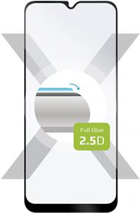 Fixed Full-Cover ochranné tvrdené sklo pre Samsung Galaxy A02s, lepenie cez celý displej, čierne