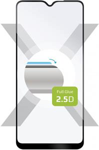 Fixed Full-Cover ochranné tvrdené sklo pre Samsung Galaxy A20s, lepenie cez celý displej, čierne