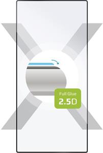 Fixed Full-Cover ochranné tvrdené sklo pre Samsung Galaxy S24 Ultra, lepenie cez celý displej, čierne