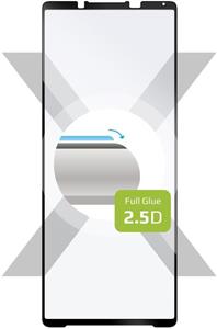Fixed Full-Cover ochranné tvrdené sklo pre Sony Xperia 1 V, lepenie cez celý displej, čierne