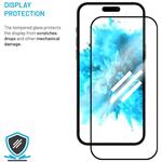 Fixed Full-Cover ochranné tvrdené sklo pre Vivo X300 Pro, čierne