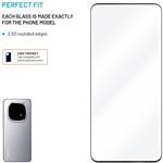 Fixed Full-Cover ochranné tvrdené sklo pre Xiaomi Redmi Note 14, lepenie cez celý displej, čierne