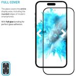 Fixed Full-Cover ochranné tvrdené sklo pre Xiaomi Redmi Note 14, lepenie cez celý displej, čierne