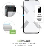 Fixed Full-Cover ochranné tvrdené sklo pre ZTE Blade A73 5G, lepenie cez celý displej, čierne