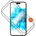 Fixed Full-Cover tvrdené sklo s aplikátorom pre Apple iPhone 17, 2ks, čierne