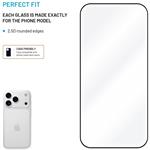 Fixed Full-Cover tvrdené sklo s aplikátorom pre Apple iPhone 17 Pro, 2ks, čierne