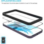 Fixed Full-Cover tvrdené sklo s aplikátorom pre Samsung Galaxy A37 5G, 2ks, čierne