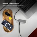 Fixed HUB Core 5-portový hliníkový USB-C, pre notebooky a tablety, 100W, PD 3.0, space gray
