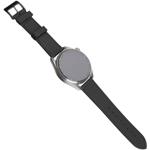Fixed Leather Strap kožený remienok 22mm pre smartwatch, čierny
