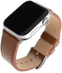 Fixed Leather Strap kožený remienok pre Apple Watch 42/44/45/49mm, hnedý