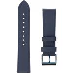 Fixed Leather Strap kožený remienok, šírka 20mm pre smartwatch, modrý