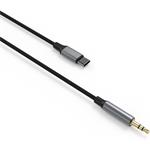 Fixed Link audio kábel USB-C na 3,5 mm jack, 1.5 m, space gray