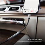 Fixed Link redukcia z hliníka USB-C na 3,5 mm jack, space gray