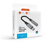 Fixed Link redukcia z hliníka USB-C na 3,5 mm jack, space gray
