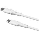 Fixed Liquid silicone kábel USB-C, PD, 1,2m, 60W, biely