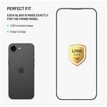 Fixed Long-Life, ultra odolné tvrdené sklo s anti-dust aplikátorom pre Apple iPhone 17e/16e/14/13Pro/13, čierne