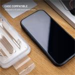 Fixed Long-Life, ultra odolné tvrdené sklo s anti-dust aplikátorom pre Apple iPhone 18 Pro Max/17 Pro Max, čierne