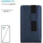 Fixed Lucca univerzálne puzdro so zatváracím popruhom pre telefóny do 6,6", tmavo-modré