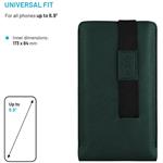 Fixed Lucca univerzálne puzdro so zatváracím popruhom pre telefóny do 6,9", tmavo-zelené