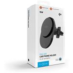 Fixed MagAir držiak do auta s bezdrôtovým nabíjaním s podporou uchytenia MagSafe a štandardom Qi2, 15W, čierny
