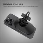 Fixed MagAir držiak do auta s bezdrôtovým nabíjaním s podporou uchytenia MagSafe a štandardom Qi2, 15W, čierny