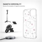 Fixed MagBloom kryt s podporou MagSafe pre Apple iPhone 15, kvetinový