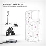 Fixed MagBloom kryt s podporou MagSafe pre Apple iPhone 16 Pro, kvetinový