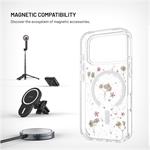 Fixed MagBloom kryt s podporou MagSafe pre Apple iPhone 17 Pro, kvetinový