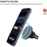 Fixed MagCircle, magnetický držiak do ventilácie s podporou MagSafe, čierny