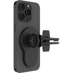 Fixed MagClick 2 držiak s bezdrôtovým nabíjaním s podporou MagSafe, 15W, Qi2, čierny