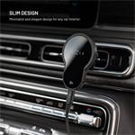 Fixed MagClick 2 držiak s bezdrôtovým nabíjaním s podporou MagSafe, 15W, Qi2, čierny