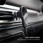 Fixed MagClick 2 držiak s bezdrôtovým nabíjaním s podporou MagSafe, 15W, Qi2, čierny