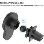 Fixed MagClick 2 držiak s bezdrôtovým nabíjaním s podporou MagSafe, 15W, Qi2, čierny