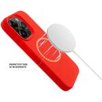 Fixed MagFlow kryt s podporou MagSafe pre Apple iPhone 17e/16e, červený